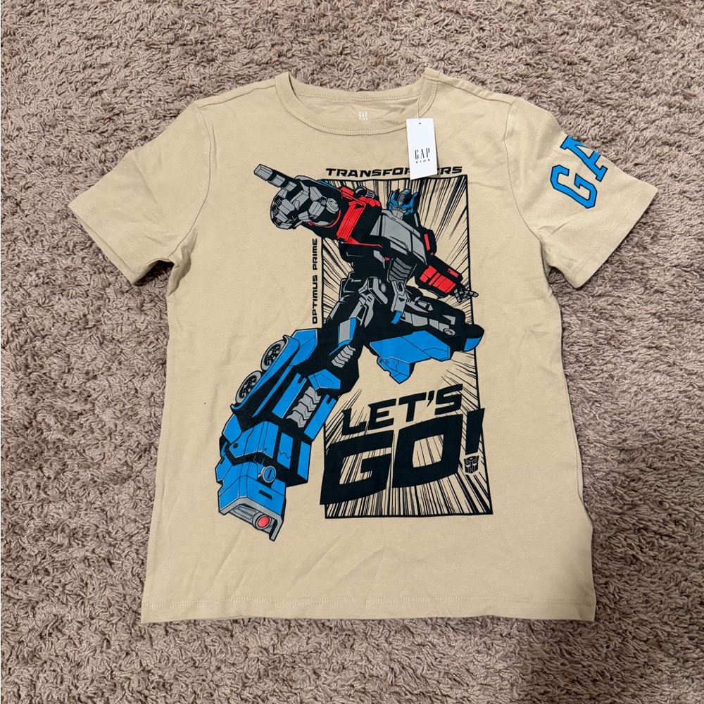 GAP Beige Transformers Graphic Tee